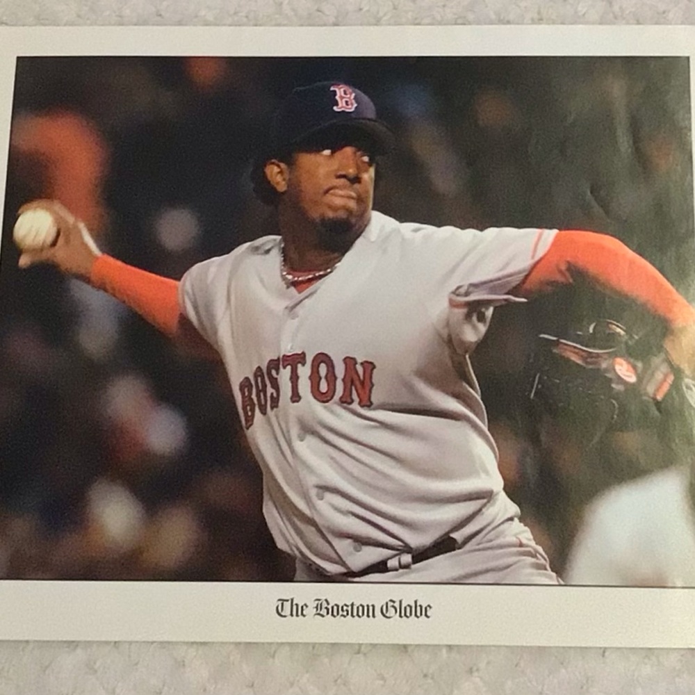 Boston Globe insert MLB Pictures, Martinez, Shilling, 2004 World Champs - Picture 2 of 6